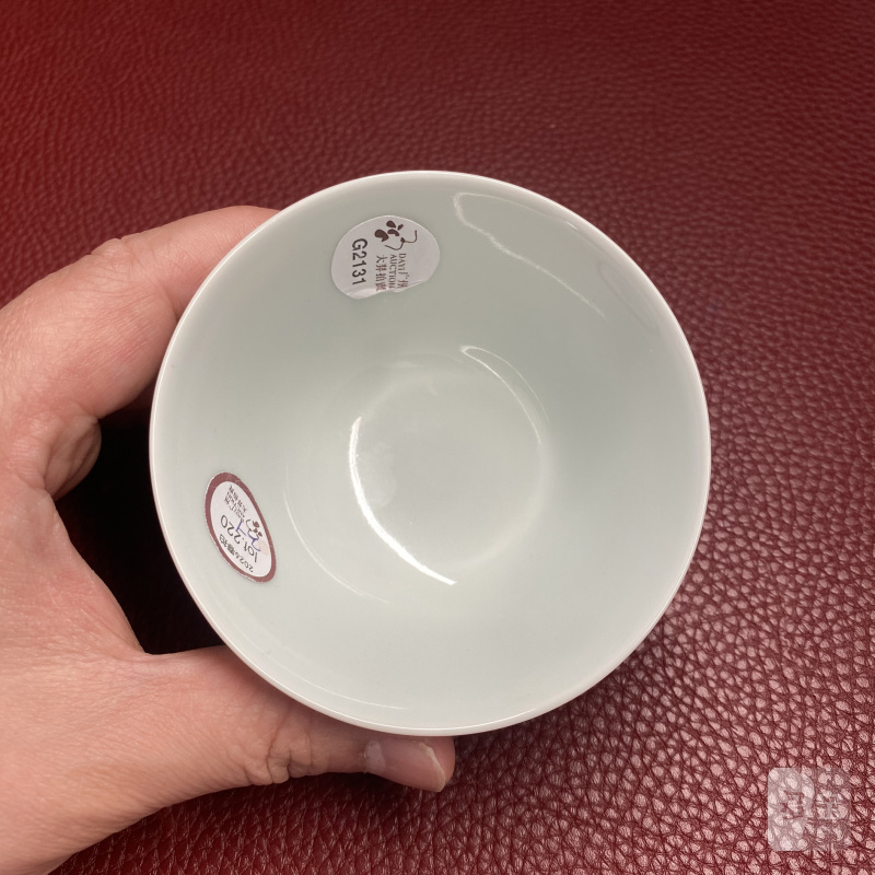 清雍正 仿成窑斗彩三秋杯成对 - 图14
